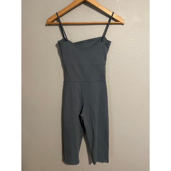 Live The Process Jumpsuit Womens Small Petite Corset Cutout Unitard Made USA - Picture 3 of 10